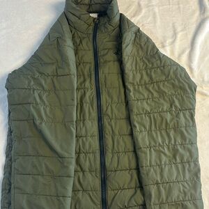 Men's Olive Puffer Jacket